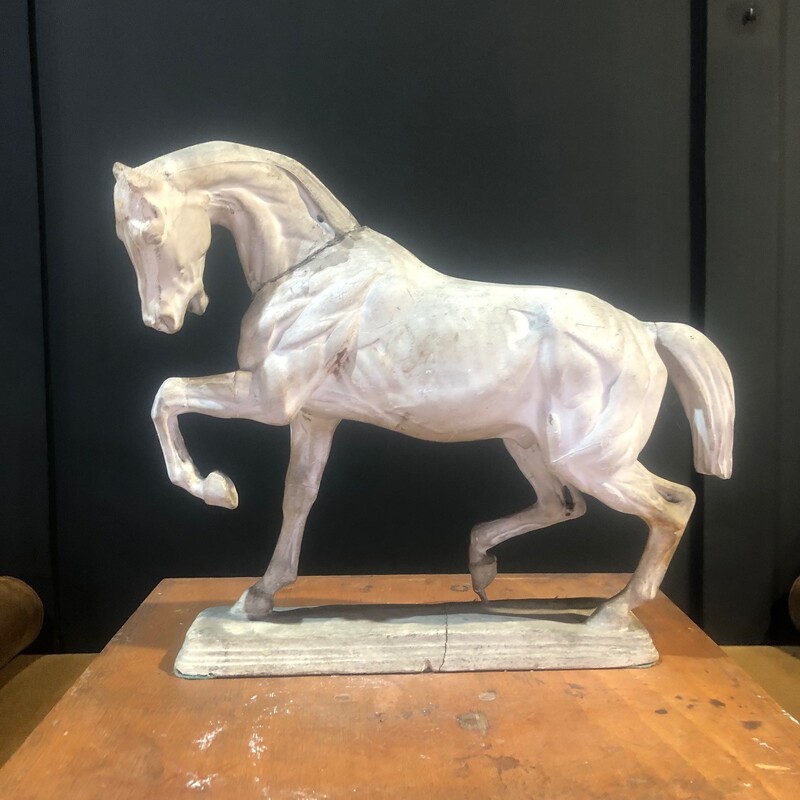 plaster of a skinned horse after Isidore Bonheur